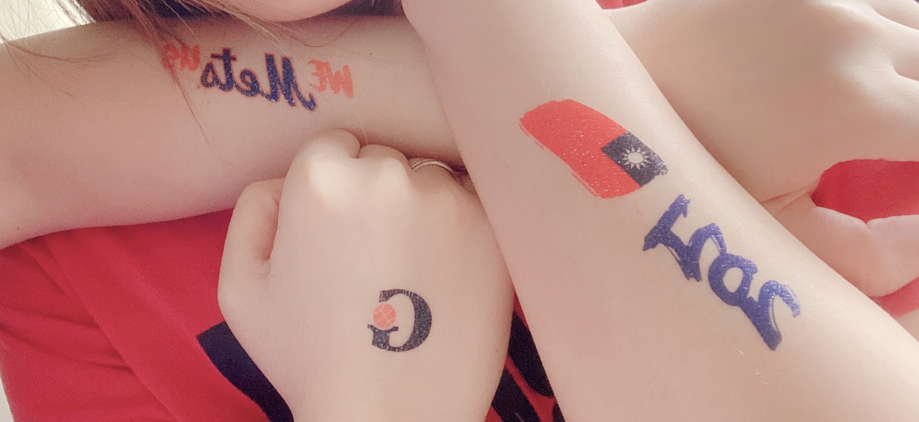 美國大都會台灣日活動紋身貼紙應用